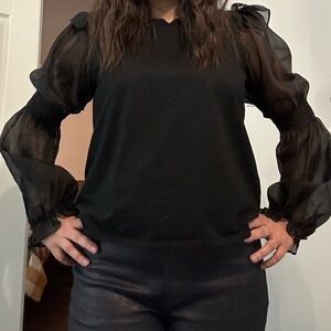 Flowy Sleeve Sweater by Anthropologie